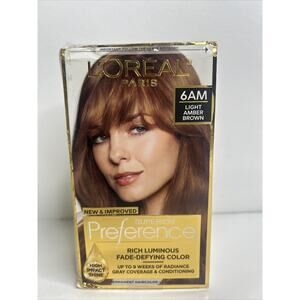 L'Oreal Paris Superior Preference Fade-Defying Permanent Hair Color, 6 Am